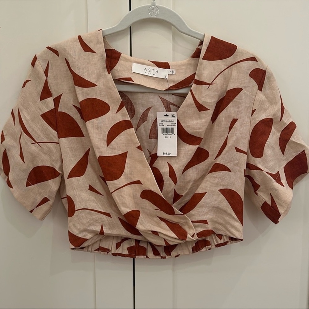 Astr Wrap Blouse